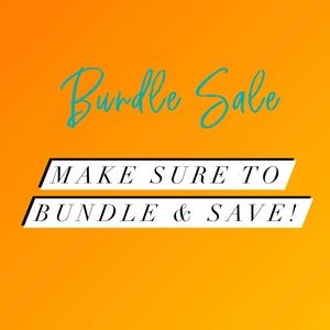 Make sure to bundle & Make an offer! Bundle & Save!